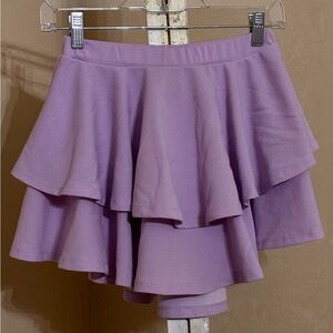 SHEIN Lavender Layered Women's Skirt Sz Petite XS